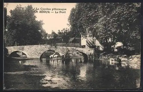 AK Ségur, Le Pont sur la Corrèze pittoresque