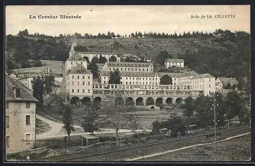 AK La Cellette, Vue de l`asile et des environs boisés