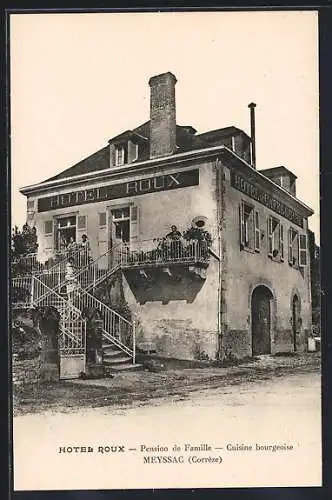 AK Meyssac, Hôtel Roux, Pension de Famille avec Cuisine Bourgeoise