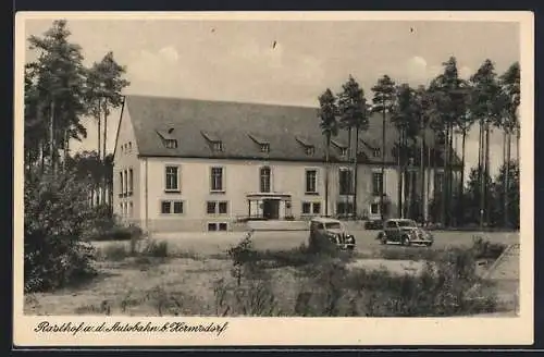 AK Rasthof an der Autobahn bei Hermsdorf