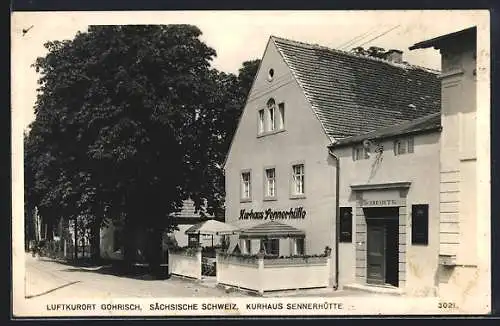 AK Gohrisch i. Sächs. Schweiz, Kurhaus Sennerhütte