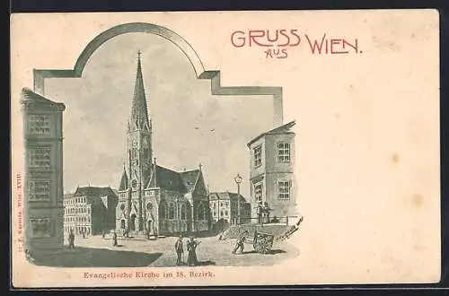 AK Wien, Evangelische Kirche im 18. Bezirk