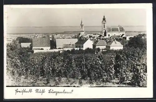 AK Rust /Burgenland, Teilansicht mit Kirche