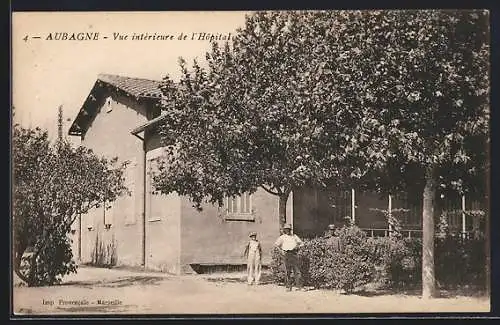 AK Aubagne, Vue interieure de l`Hopital