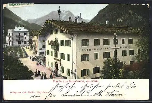 AK Mayrhofen im Zillerthal, Gasthaus zum Stern