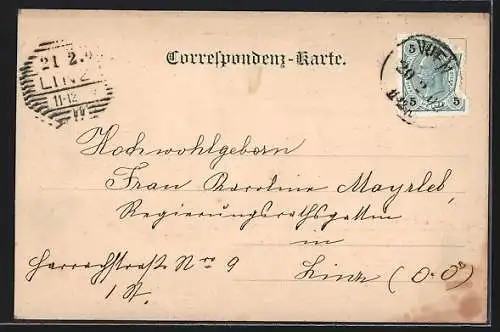 AK Kirchschlag bei Linz, Bad und Gasthaus, Gebäudeansicht