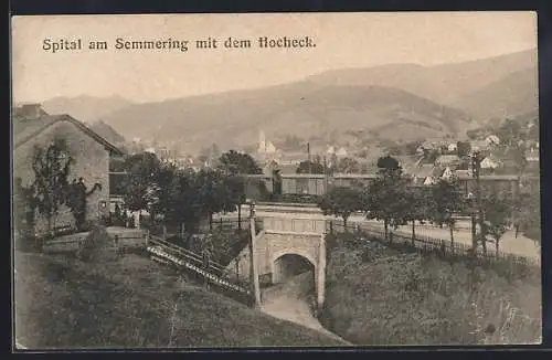 AK Spital am Semmering, Teilansicht mit dem Hocheck