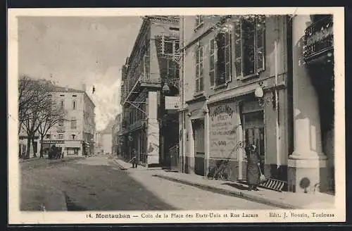 AK Montauban, Coin de la Place des États-Unis et Rue Lacaze