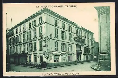 AK Montauban, Hôtel Fusié