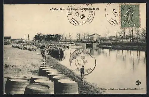 AK Montauban, Le Canal, Le Débarcadère