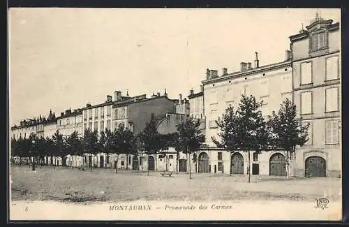 AK Montauban, Promenade des Carmes