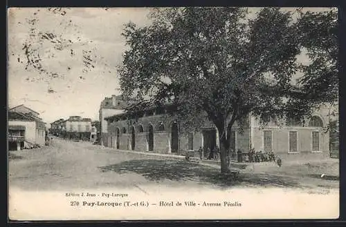 AK Puy-Laroque, Hôtel de Ville et Avenue Péculin