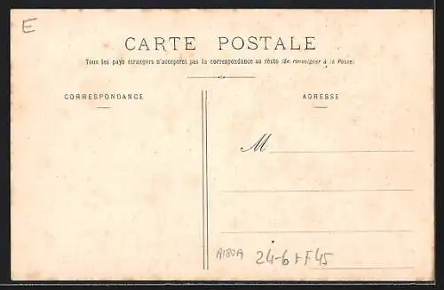 AK Cravant, Désastre du 4 Juillet 1905, Un Quartier du Pays qui a le plus souffert, Unwetter