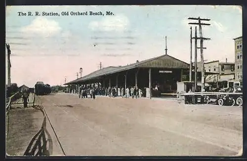 AK Old Orchard Beach, ME, The R. R. Station