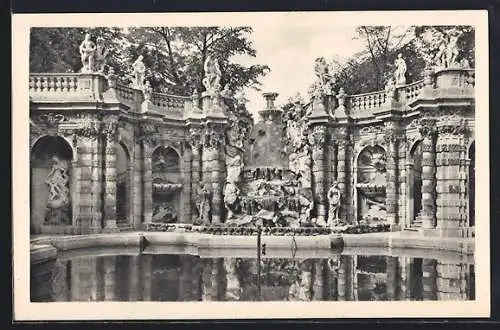 AK Dresden, Nymphenbad im Zwinger