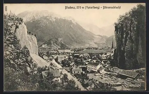 AK Bludenz, Bürserschlucht und Arlbergbahn