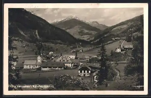 AK Reichenau i. Kärnten, Panorama mit Kirche