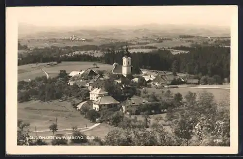 AK St. Johann am Wimberg, Teilansicht mit Kirche