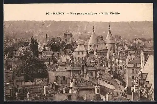 AK Nancy, Vue panoramique, Ville Vieille