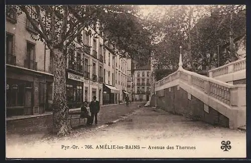 AK Amélie-les-Bains, Avenue des Thermes