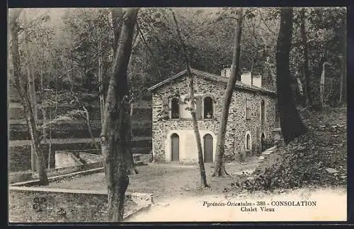 AK Consolation, Chalet Vieux dans les Pyrénées-Orientales