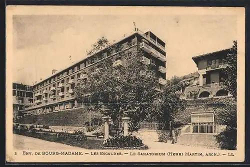 AK Les Escaldes, Le Sanatorium (Henri Martin, architecte)