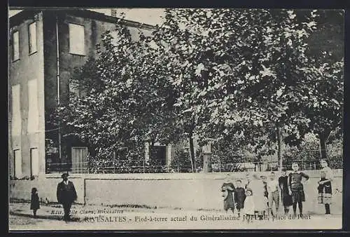 AK Rivesaltes, Pied-à-terre actuel du Généralissime Joffre, Place du Pont