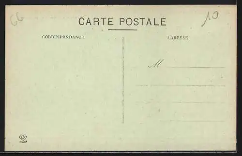 AK Saint-Laurent-de-Cerdans, Usines sur la route de Coustouges et pont en pierre
