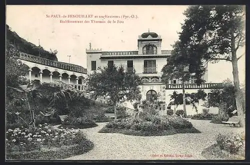 AK Saint-Paul-de-Fenouillet, Établissement des Thermes de la Fou