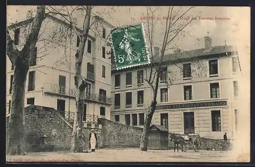 AK Amélie-les-Bains, Hôtel des Thermes Romains et avenue des Thermes