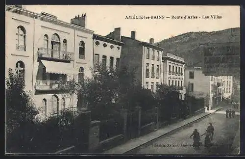 AK Amélie-les-Bains, Route d`Arles, Les Villas