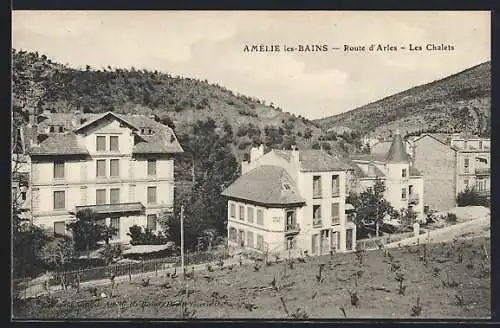 AK Amélie-les-Bains, Route d`Arles, Les Chalets