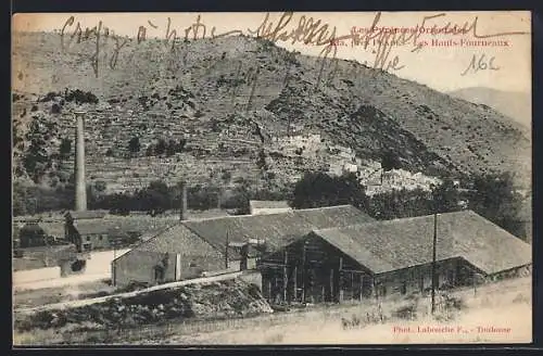 AK Mazamet, Les Hauts-Fourneaux et le village en arrière-plan