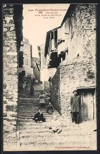 AK Palalda, Une rue pittoresque près d`Amélie-les-Bains