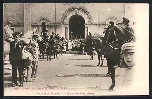 AK Amélie-les-Bains, La Bénédiction des Mulets