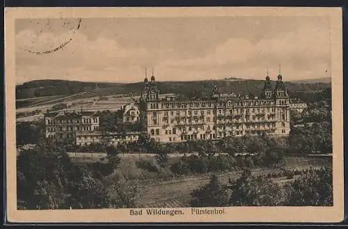 AK Bad Wildungen, Hotel Fürstenhof