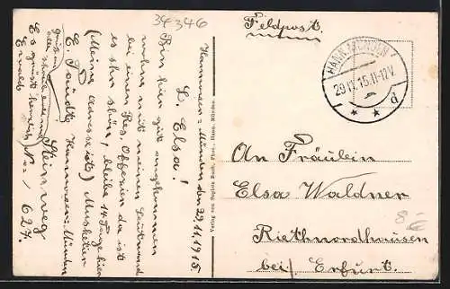 AK Hann. Münden, Ortsansicht mit Fulda