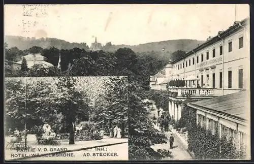 AK Kassel-Wilhelmshöhe, Grand Hotel-Wilhelmshöhe von A. Stecker