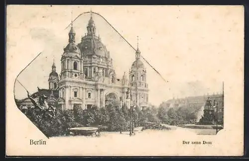 AK Berlin, Neuer Dom mit Denkmal