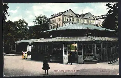 AK Bad Langenschwalbach, Weinbrunnen