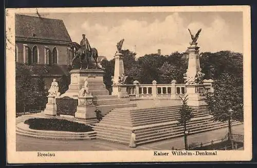 AK Breslau, Kaiser Wilhelm-Denkmal