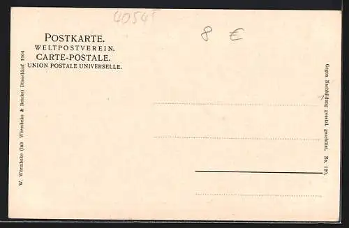 AK Düsseldorf, Intern. Kunst- und Grosse Gartenbau-Ausstellung 1904, Ausstellung des Gärtnervereins Flora