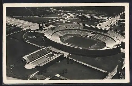 AK Berlin, Reichssportfeld, Olmypia 1936, Olympia-Stadion und Schwimmbecken