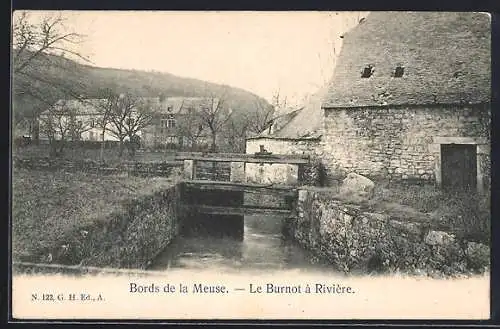 AK Rivière, Bords de la Meuse, le Burnot