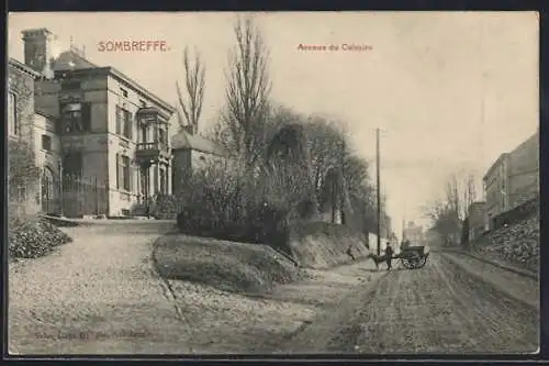 AK Sombreffe, Avenue du Calvaire