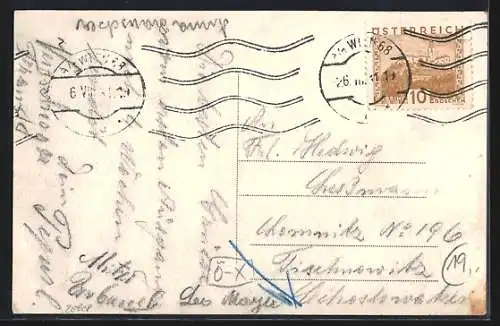 AK Wien, Cafe-Restaurant Neubauers Erb., Kaasgraben 55