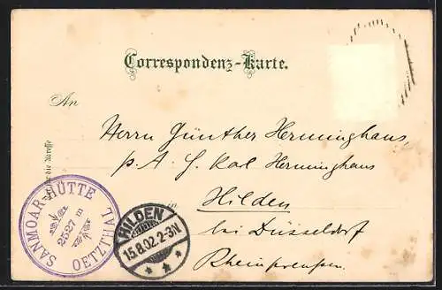 Künstler-AK F.A.C.M. Reisch: Hochjochferner, Grüner`s Hochjoch-Hospiz