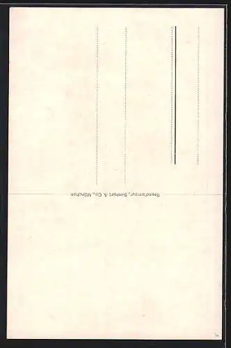 Künstler-AK sign. Schneider: München, Zentralverband d. Gemeindebeamten Bayerns, Verbandstag 1926