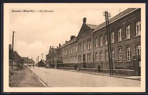 AK Heestert, Strassenpartie am Klooster