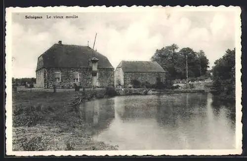 AK Seloignes, Le vieux moulin